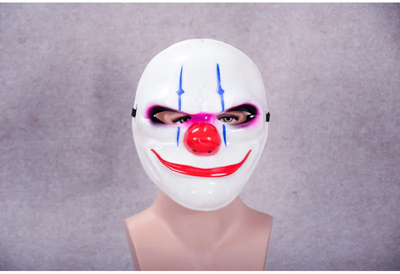 Payday2 игровая тема ужасная маска маскарадная страшная пластиковая маска для хеллоуина реквизит для выступлений модные аксессуары для празднования Хеллоуина