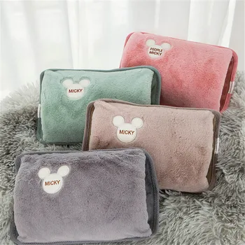 

Saim Electric Hand Warmer Cartoon Pattern Bag Hot Water Bottle Double-inserted Hot Water Bag Heating Type Warm Baby JJ70004