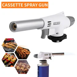 Chalumeau à gaz, brûleur à flamme, soudage, cuisine, Butane, allumage automatique, briquet à gaz, 2021 