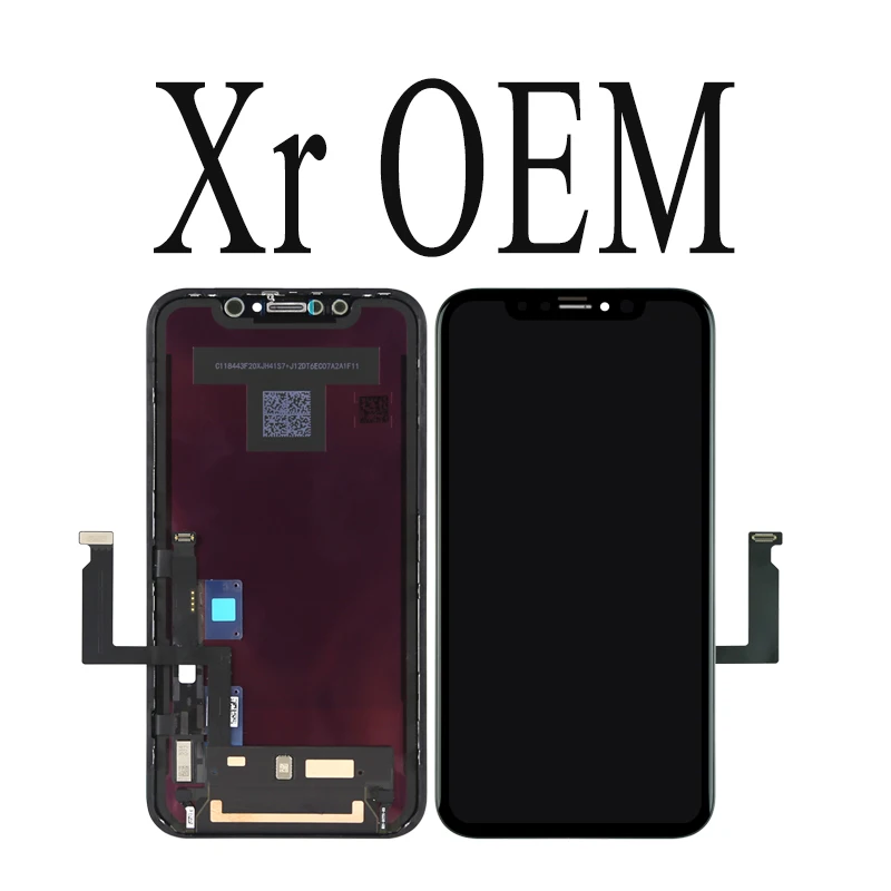 for iphone XR OEM AAAA+++ для iphone 6 6S 7 8 Plus ЖК Tianma для iphone X XR ЖК сенсорный экран Стекло сборка Бесплатный подарок без битых пикселей - Цвет: for iphone XR OEM