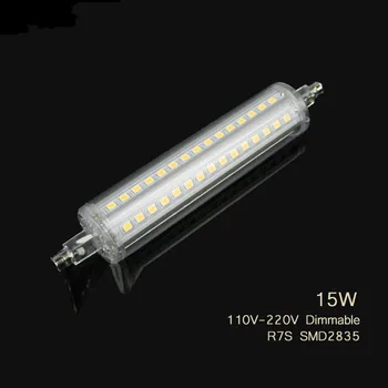 

189mm 135mm 118mm 78mm Led Bulb R7S SMD 2835 220V 110V 15W 12W 10W 5W Light Tube Replace Halogen Floodlight Spotlight #2c