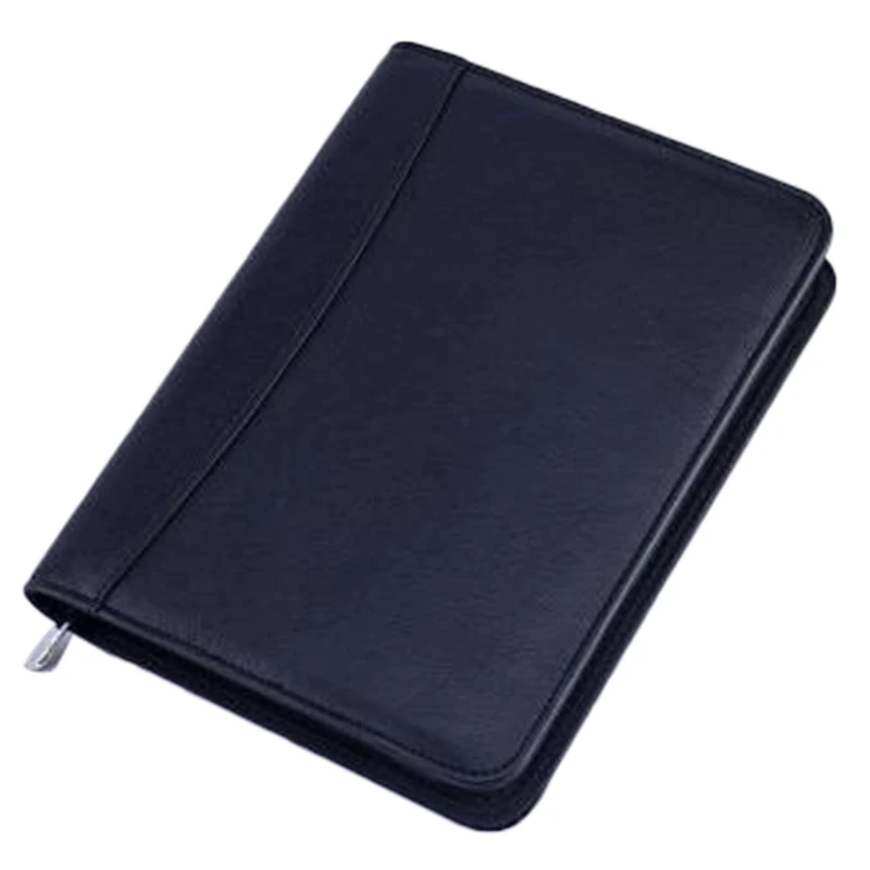 A5 Padfolio с калькулятором папка на молнии портфель для ноутбука папка для руководителя спиральная дорожная записная книжка