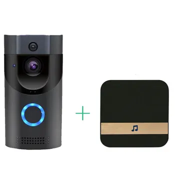 

Smart Home Wifi Doorbell Camera Intercom PIR Alarm Night Vision WiFi Security Door Bell 720P Waterproof