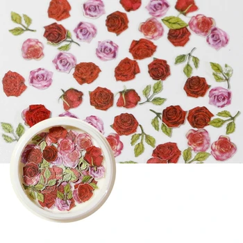 

6Pcs Flower Wood Pulp Resin Fillings Hairpin Pendant Decor Resin Molds Fillers