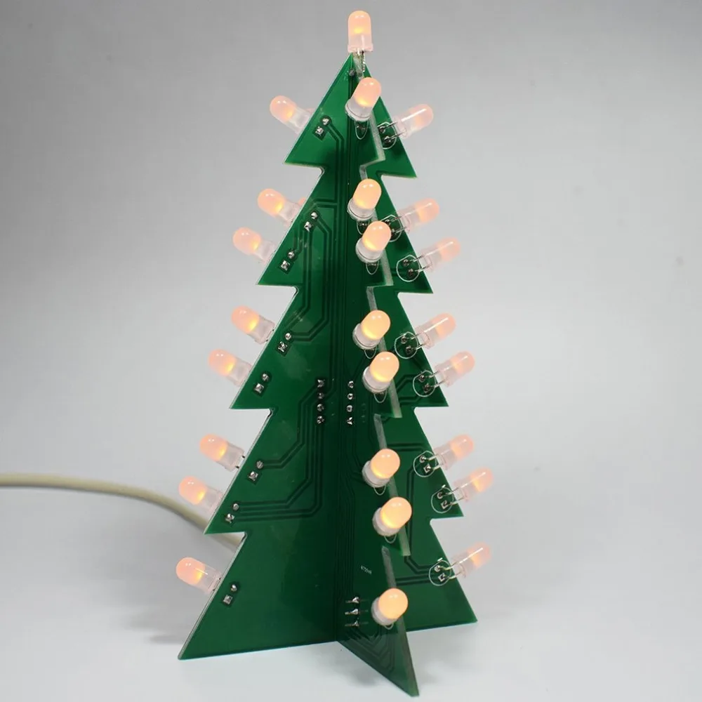 Diy Звездный эффект стерео светодиодное украшение Рождественская елка Рождественские подарки ручной работы электронное украшение для хобби Рождественская елка