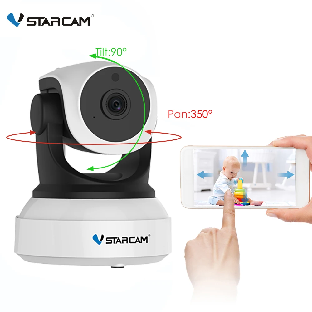 Vstarcam 720 P беспроводная Wifi ip камера C7824WIP видеоняня для детей IP сетевая домофон
