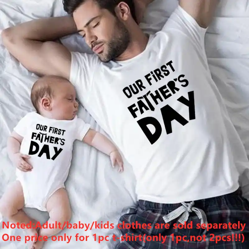 baby's first father's day outfit