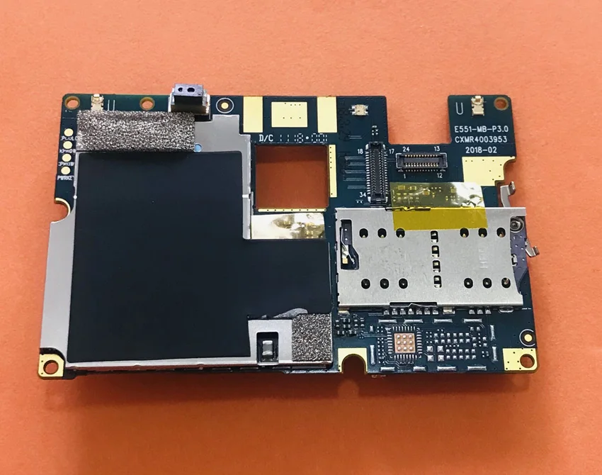 Оригинальная материнская плата 4G ram+ 64G rom материнская плата для HOMTOM HT70 MTK6750T Восьмиядерный