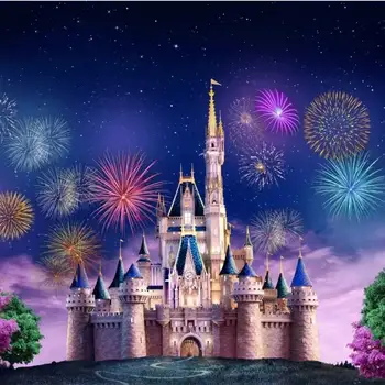 

2X2M Vinyl custom castle Fotografia Photo Background Backdrop Newborn Child birthday photo studio