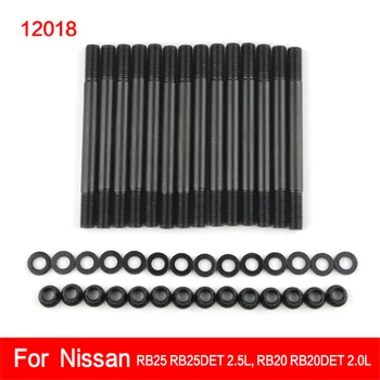 

for 202 4301 Cylinder Head Stud Kit For Nissan RB25 RB25DET 2.5L, RB20 RB20DET 2.0L (12018)