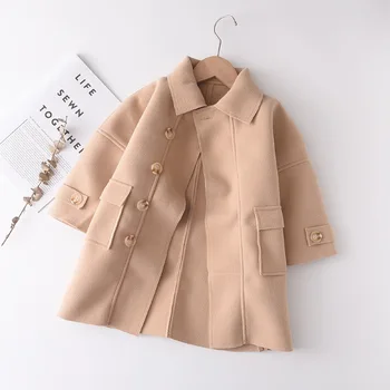 

2020 Children Girl Autumn Winter Coat Fashion Windproof Coats Jackets Girls Tops Kids Outfit Clothes