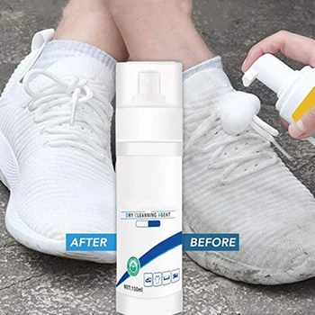 

Multipurpose Waterless Bubble Cleaner Garment Dry Wash Spray Refresher Tool 150ml TUE88