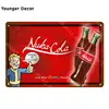 Drink Nuka Cola Quantum Poster Fallout 3 4 Game Metal Signs Wall Plaque Decor For Home Room Shop Hotel Iron Painting YI-111 ► Photo 2/6