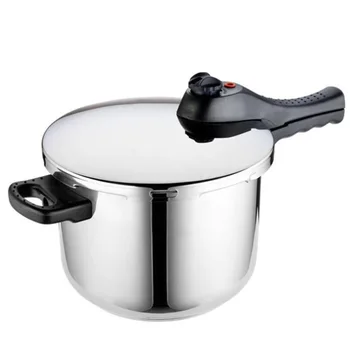 

1PC Pressure Cooker Stainless Steel Explosion-proof Household Convenient Kitchen Pot Pressure Pot Cooking Tool for Gas Stove Hom