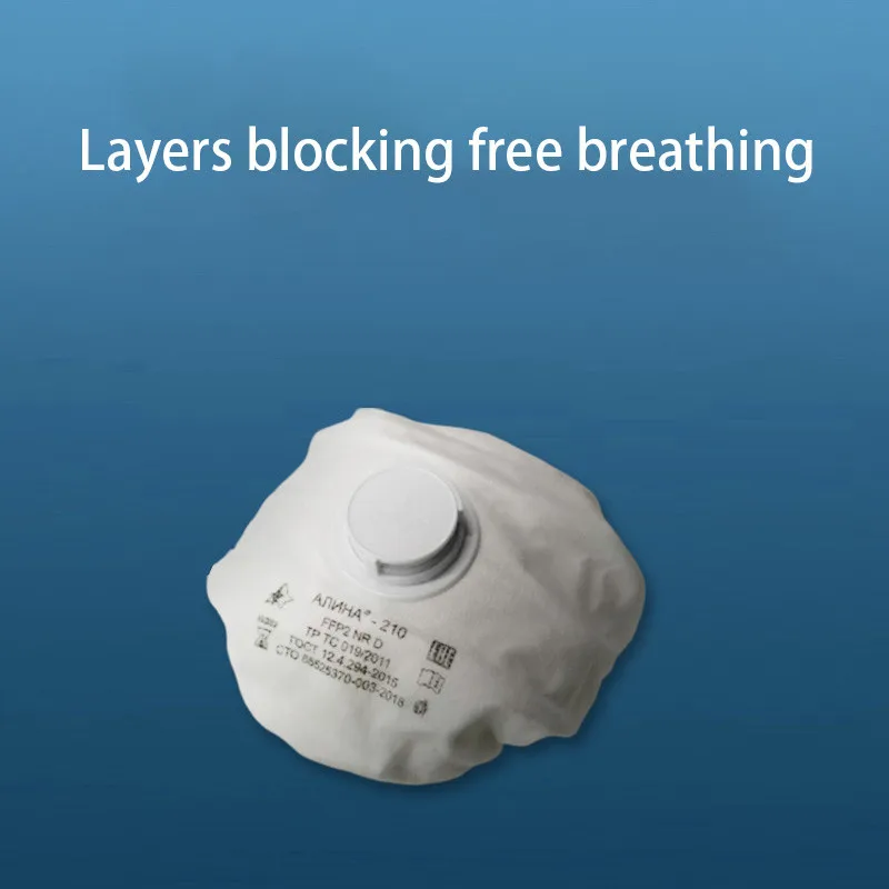 

N95 Filter Mouth Mask FFP2 Protection Valve 3 Layer Non-woven Mask Disposable Dustproof Activated Carbon Breathable Ear Hook
