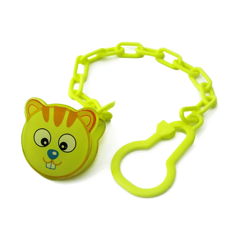 Детский рюкзак-переноска с цепочкой для прорезывания зубов, зажим с изображением животных, соска-пустышка, держатель для пустышки, bebes Chain