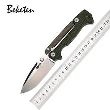 BEKETEN AD15 складной нож D2 лезвие G10+ алюминиевая ручка Открытый Отдых Охота тактика выживания карманный подарок фрукты ножи