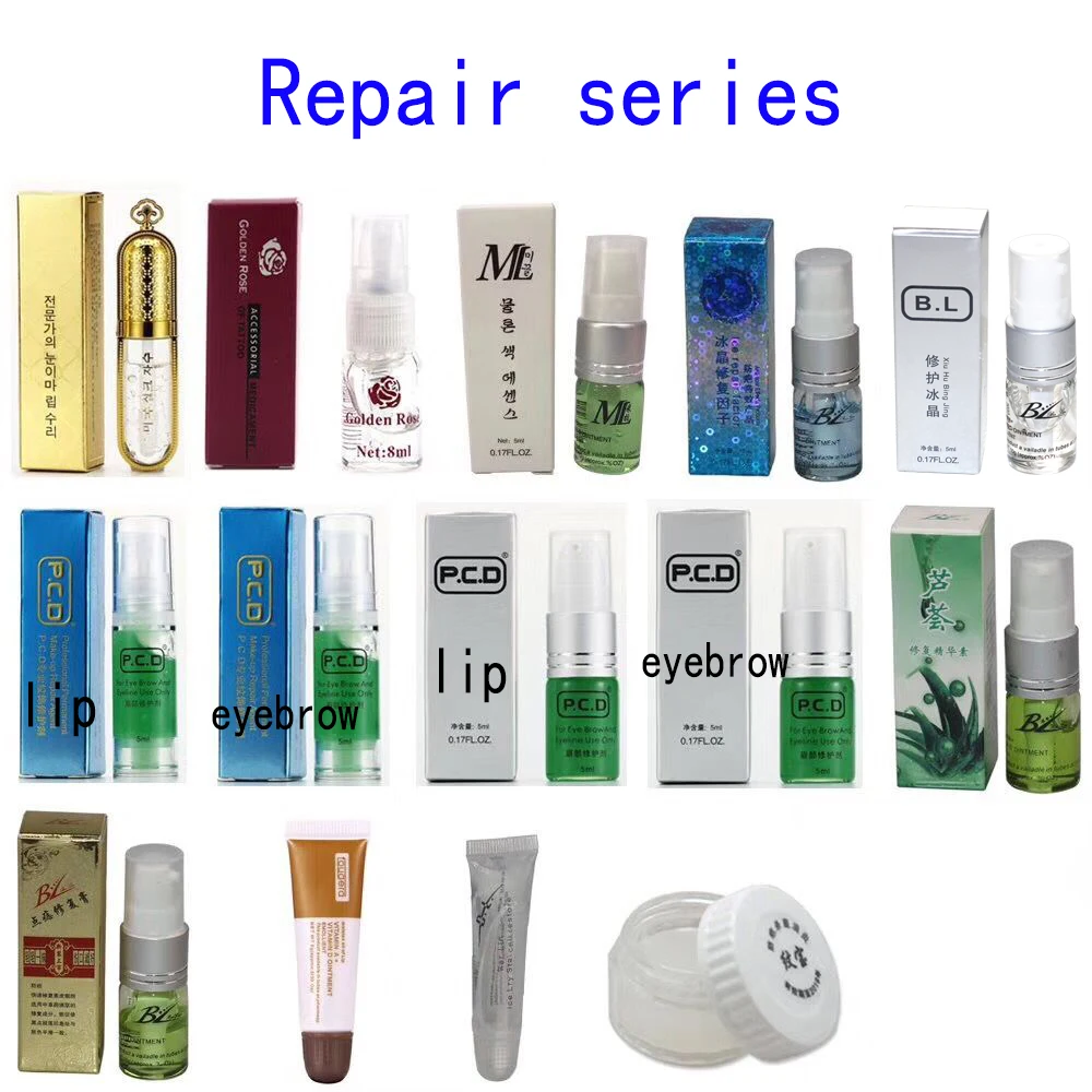 10 шт. крем для татуажа губ бровей восстановления перманентного макияжа гель