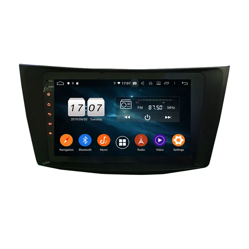 Navirider gps навигация для Suzuki SWIFT 2013- полный сенсорный автомобиль android 9,0 8 ядерный 64 Гб rom радио bluetooth плеер стерео
