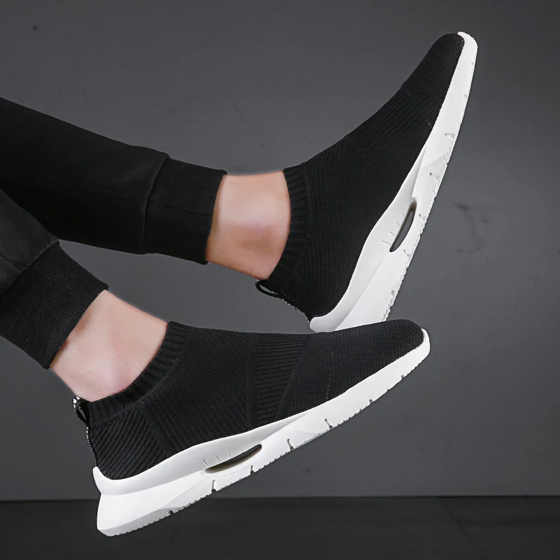 

Mens Casual Socks Shoes Wear Easy Fashion Brand Loafers Spring Summer Breathable Soft Sport Leisure Sneakers Male Footwear Adult