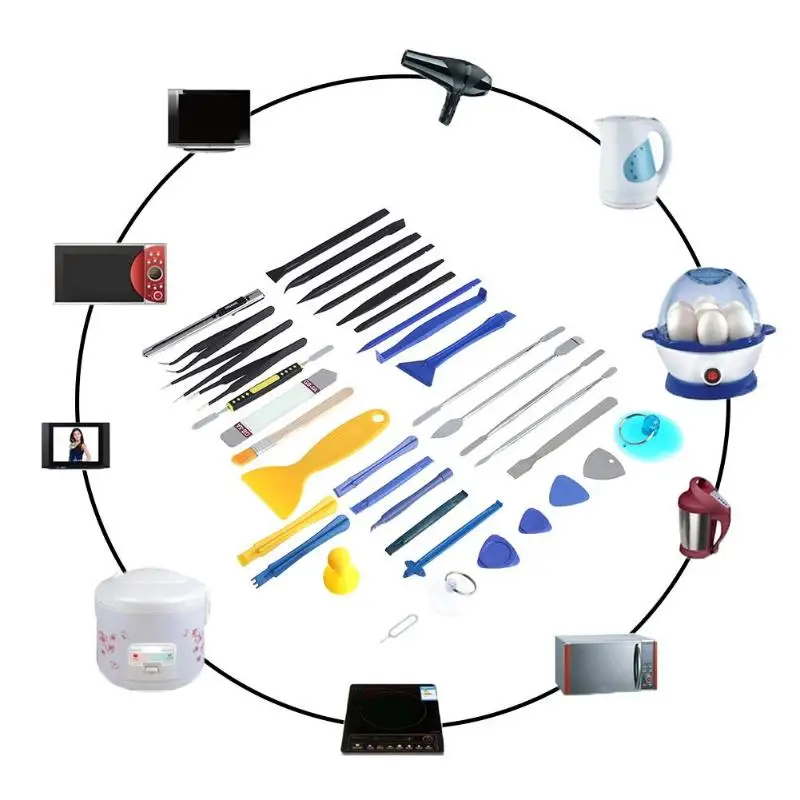 37 в 1 Открытие разбор и Ремонт набор инструментов для смартфона ноутбук лэптоп планшет часы ремонт набор ручных инструментов