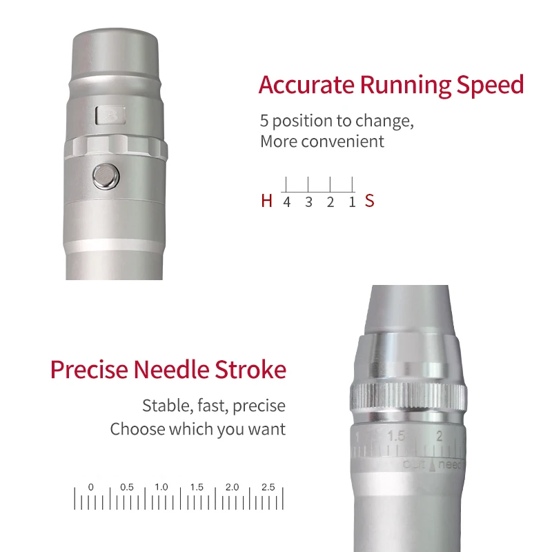  Professional Cartridges Needles Makeup Pen Rechargeable Battery Permanent Makeup Machine