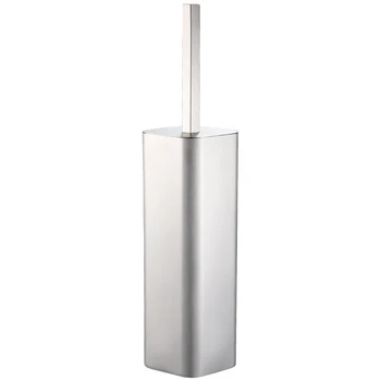 

Polished Stainless Steel Toilet Brush and Holder Square, Chrome Finished,Pack Of 1