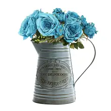 Высокое качество Ретро Сад жестяной вазон для цветов сушеные цветы Садоводство Цветочный Горшок цветочный горшок для суккулентных растений