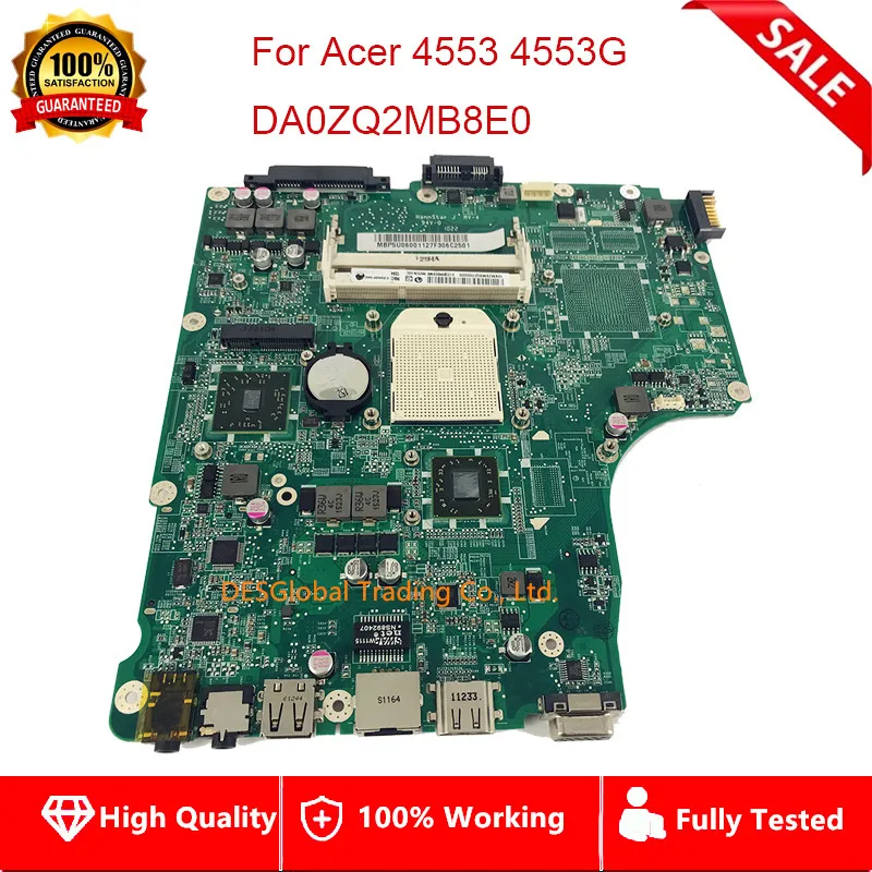 

For Acer 4553 4553G laptop Motherboard 31ZQ2MB00W0 Motherboard MB.PSU06.001 DDR3 MBPSU06001 DA0ZQ2MB8E0 Mainboard Fully Tested