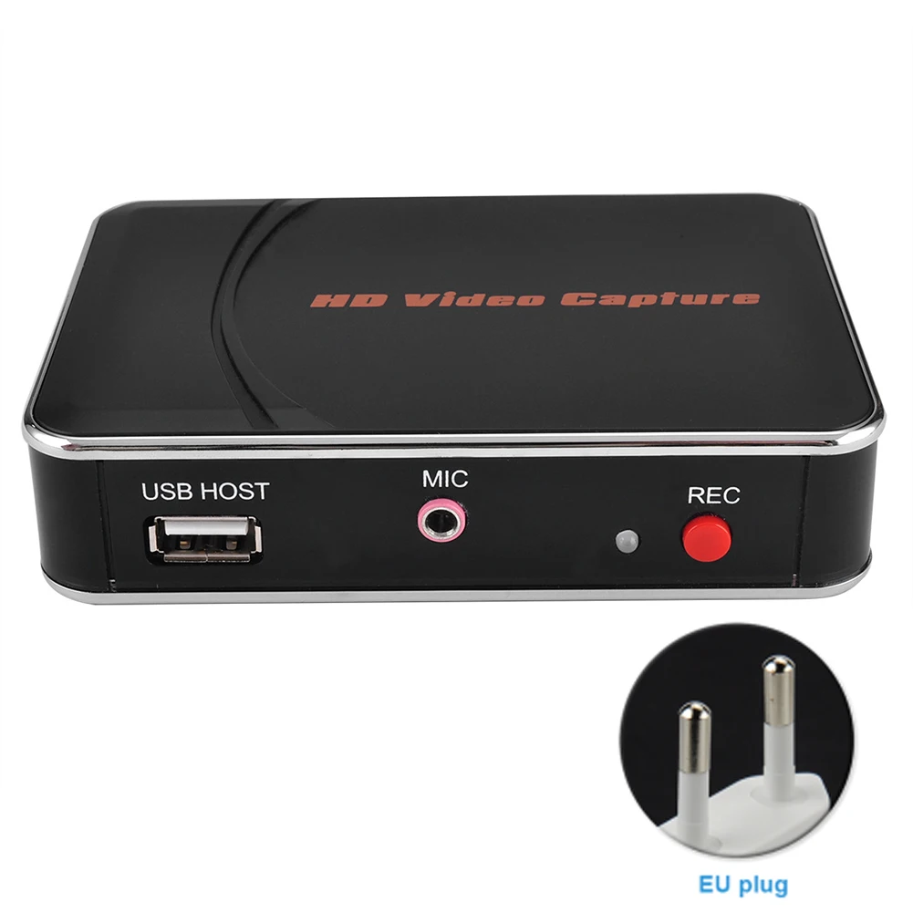 EU Plug Карта ПК для видеосъемки игра HDCP USB аудио для компьютера конвертер HD рекордер HDMI Портативный dvd-адаптер - Цвет: EU Plug