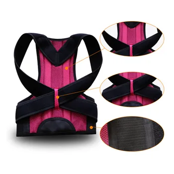 

Back Clavicle Orthotics Band Waist Support Posture Correction Device Breathable Adjustable Humpback Correction