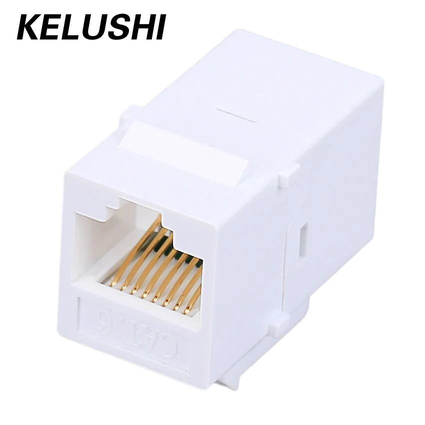 

CAT6 ethernet кабель конец удлинителя-конец адаптера 8P8C RJ45 адаптер сети через расширение CAT6 модуль для пустой панели