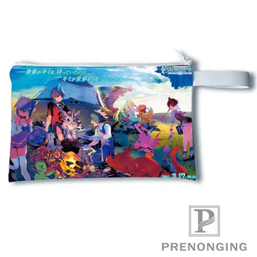 Изготовленный На Заказ digimon(1)@ 1 кошелек с рисунком, кошелек на молнии, нулевой кошелек, телефонные сумки для ключей, модный небольшой женский кошелёк#19-01-22-4-216