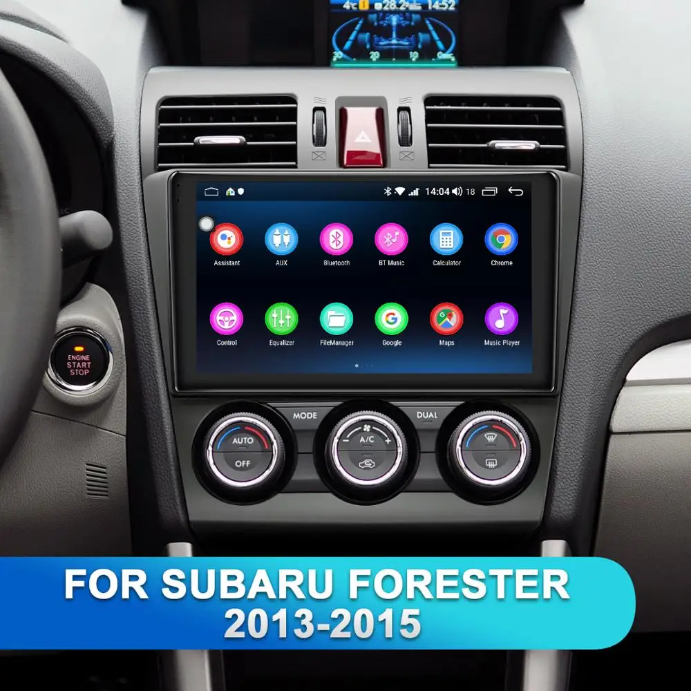 " Android автомобильный радиоприемник с навигацией GPS мультимедийный плеер для Subaru WRX forester 2013 рулевое колесо управление Стерео