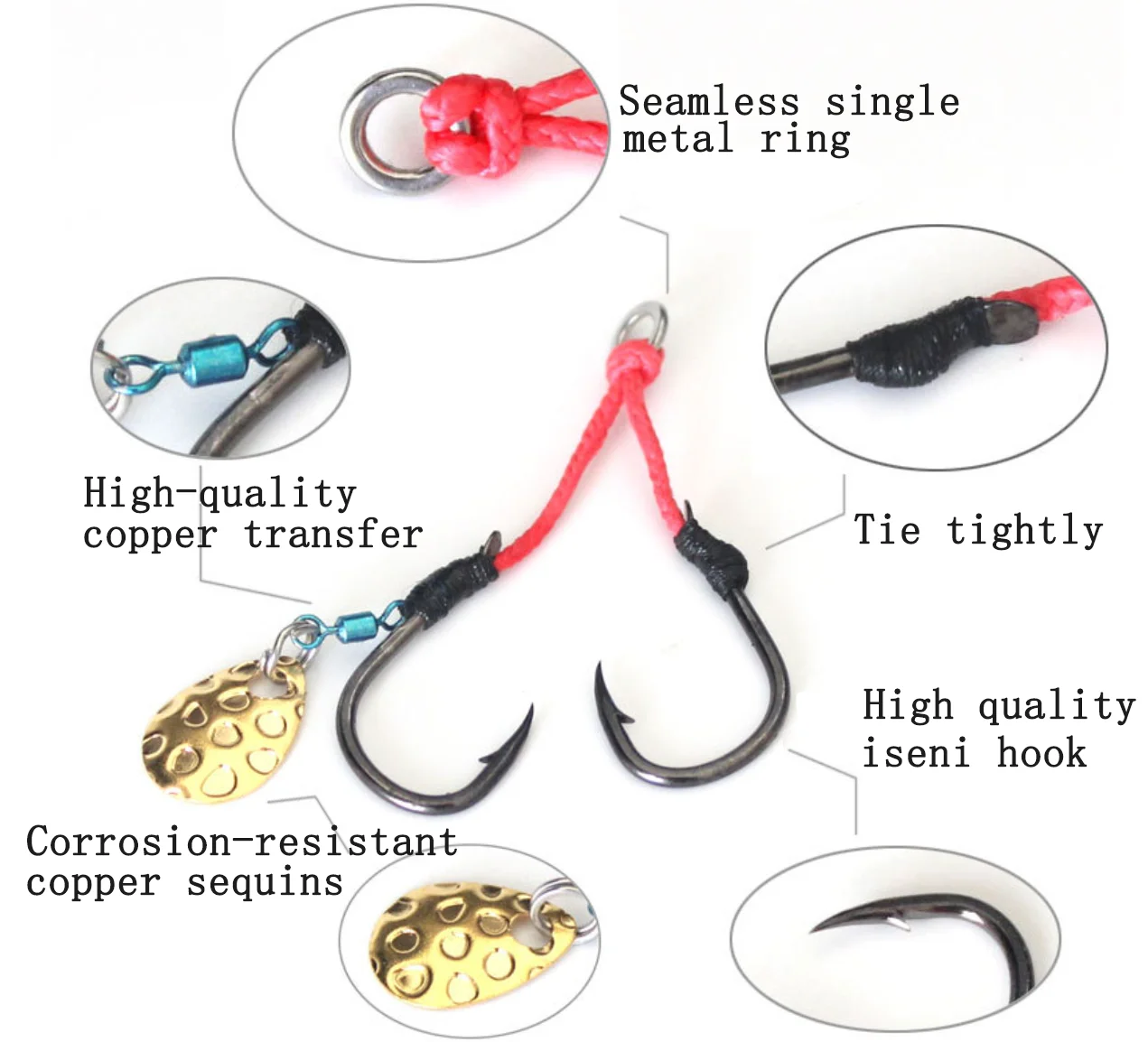 Рисунок 4 - 2 _ двойной рыболовный крючок с бородкой