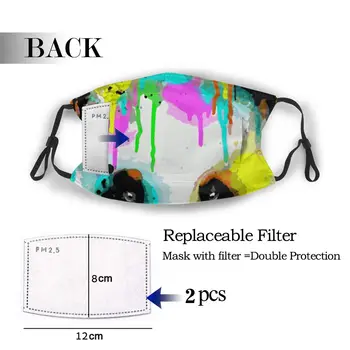 

protective mask with filter Panda Crying Bear anti dust PM2.5 reuse adult teen child girl