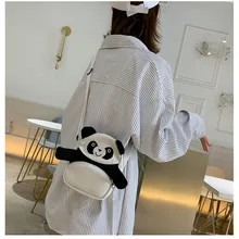 Женская наплечная сумка с мультяшным изображением панды, сумка-мессенджер, сумка для студентов, повседневные сумки через плечо для женщин, bolsa feminina