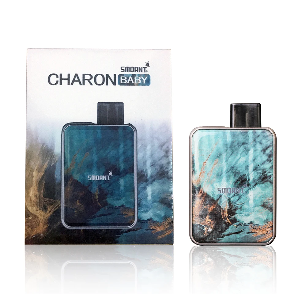 Smoant Charon Детские 750 мА/ч комплект 2 мл Pod Vape электронная сигарета 1.2ohm Ni 80 0.6ohm сетки