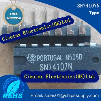 

10pcs/lot SN74107N 14-DIP IC FF JK TYPE DUAL 1BIT 14DIP 74107N