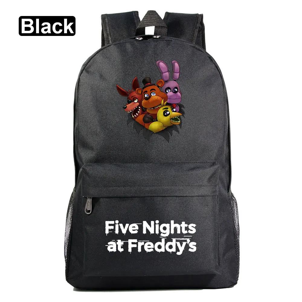 Мультяшная игра ужасов пять ночей с Фредди мальчик девочка книжный школьный рюкзак женский рюкзак школьная сумка для подростков мужской студенческий рюкзак - Цвет: 01