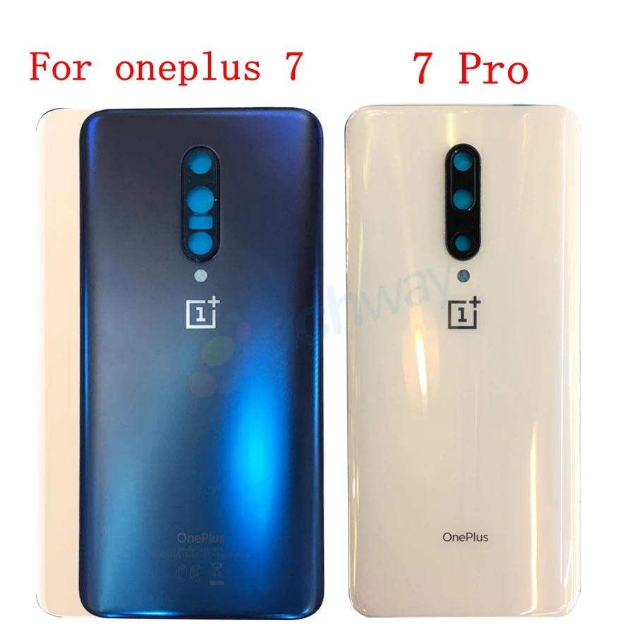 Чехол для OnePlus 7 Pro, задняя крышка для батареи, задняя крышка для One plus 7, крышка для батареи 1+ 7, чехол для корпуса с объективом камеры
