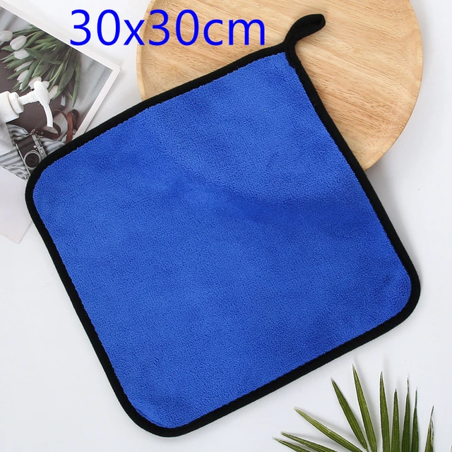 Dayiwa Dropshipping Fishing Towel Thickening Non-stick Absorbent Outdoors Sports Wipe Hands Towel Fishing Accessories no logo blue