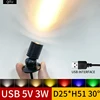 Mini LED spotlight 1W/3W jewelry display DC5V with switch USB interface shop cabinet interior toy decoration desktop focus 4