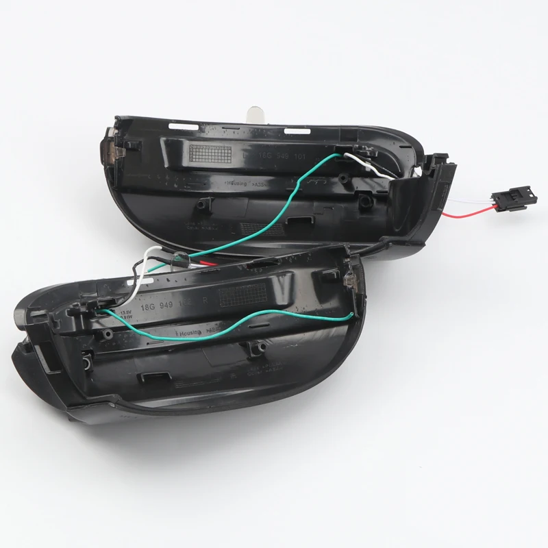 Для VW Volkswagen Golf MK6/GTI, Touran 2009-2013 Динамический указатели поворота светодиодный зеркало заднего вида Индикатор для зеркала мигалка дополнительный свет