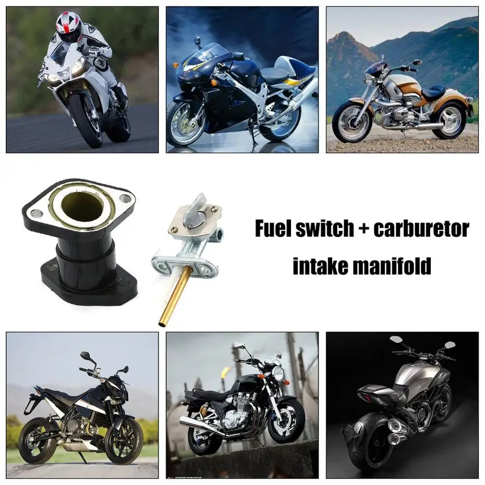 Для Yamaha Big Bear 350 Yfm Yfm350 впускной коллектор топлива Petcock 1987-1998 Аксессуары для автомобилей и мотоциклов