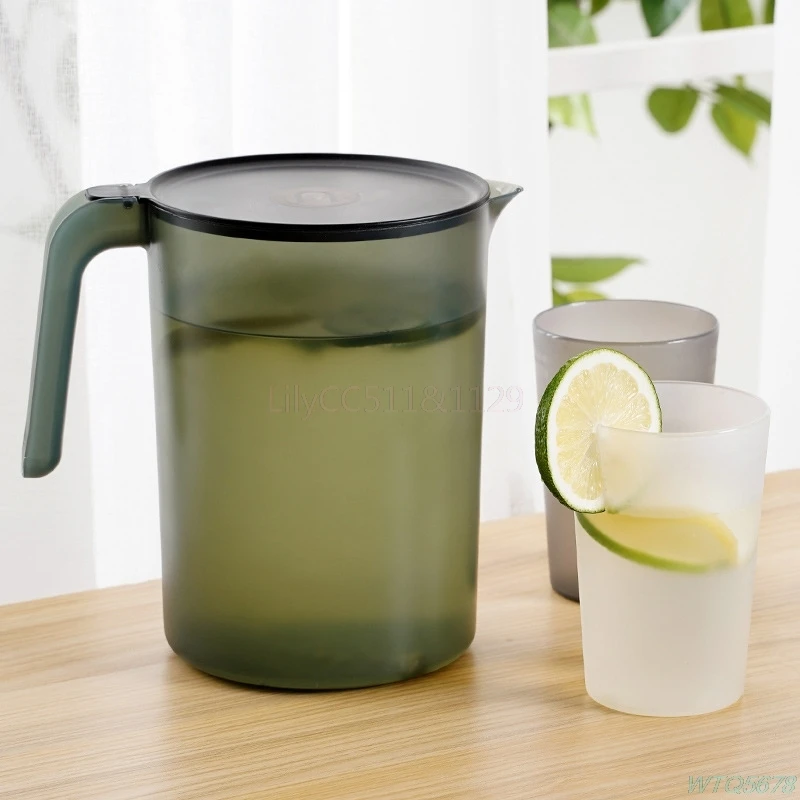 4pcs/1pcs Household Cold Water Kettle Plastic Water Cup Teapot Home Large Capacity Jug