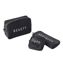 Мода 3 шт./компл. прозрачный сетчатая косметичка Для женщин Путешествия Красота органайзер для косметики необходимости косметичка