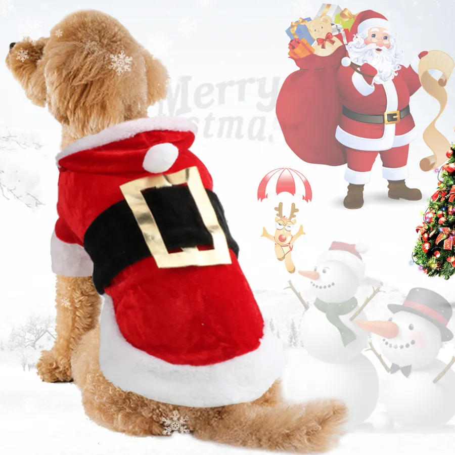 Color 2 Рождественская Одежда для собак, пальто для собак, чихуахуа, зимний костюм на Хэллоуин для маленьких и больших собак, одежда для домашних животных, толстовки для кошек, одежда для домашних животных - Цвет: Color 2