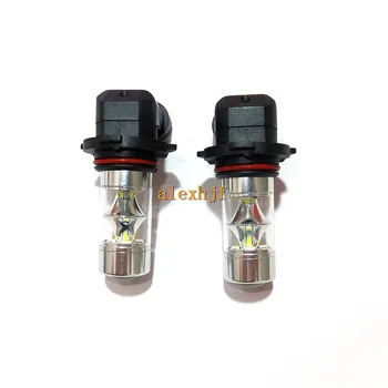 

July King 2X 9006 HB4 6000K 60W High Power LED Fog Light Lamp, DC12V~24V 800LM 1A 2323SMD LED Refraction Reflector Lamp