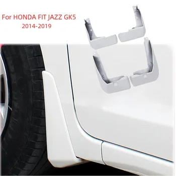 

4pcs/set Car Mud Flaps Mud Guard Exterior Protection Painting Fender For Honda Fit Jazz GK5 2014-2019 Car Styling Accessories